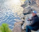 Dr. Beck Fishing in a Lake Copy